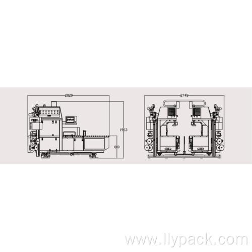 Corrugated Paperboard Carton Box Packing Strapping Machine